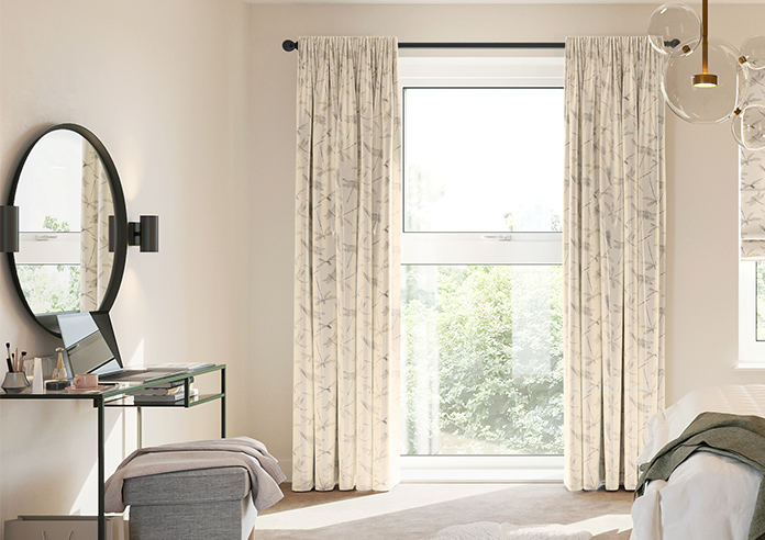 Dragonflies, Cream - Made to Measure Curtains - Image 3